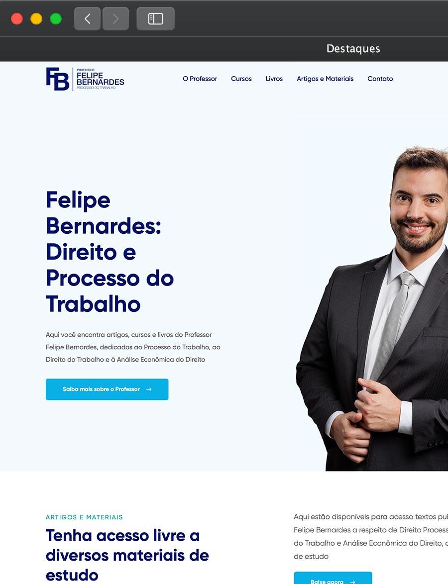 Prévia do projeto Felipe Bernardes, do portfólio da Infinit0